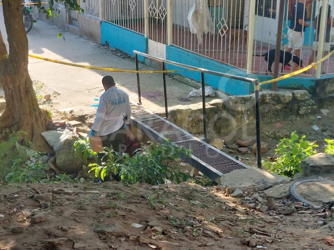 Sector donde ocurrió la masacre en el barrio Villa Katanga en Soledad, Atlántico./Caracol Radio