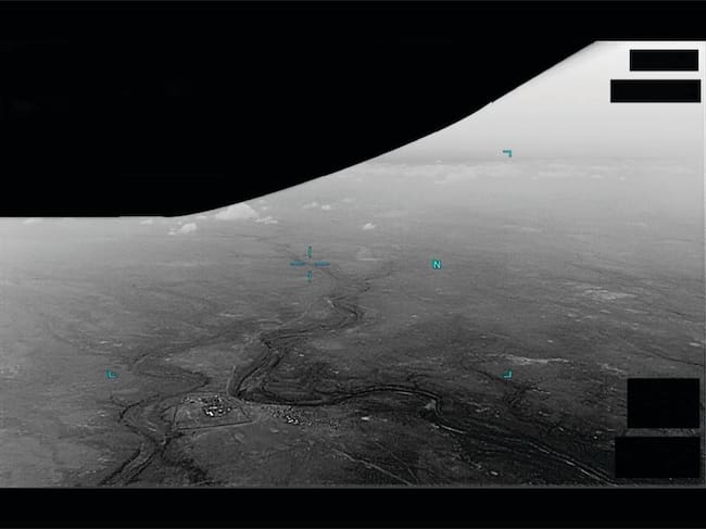 Fotos sobre OVNIS desclasificadas por Estados Unidos. Foto: Departamento de Guerra de Estados Unidos.