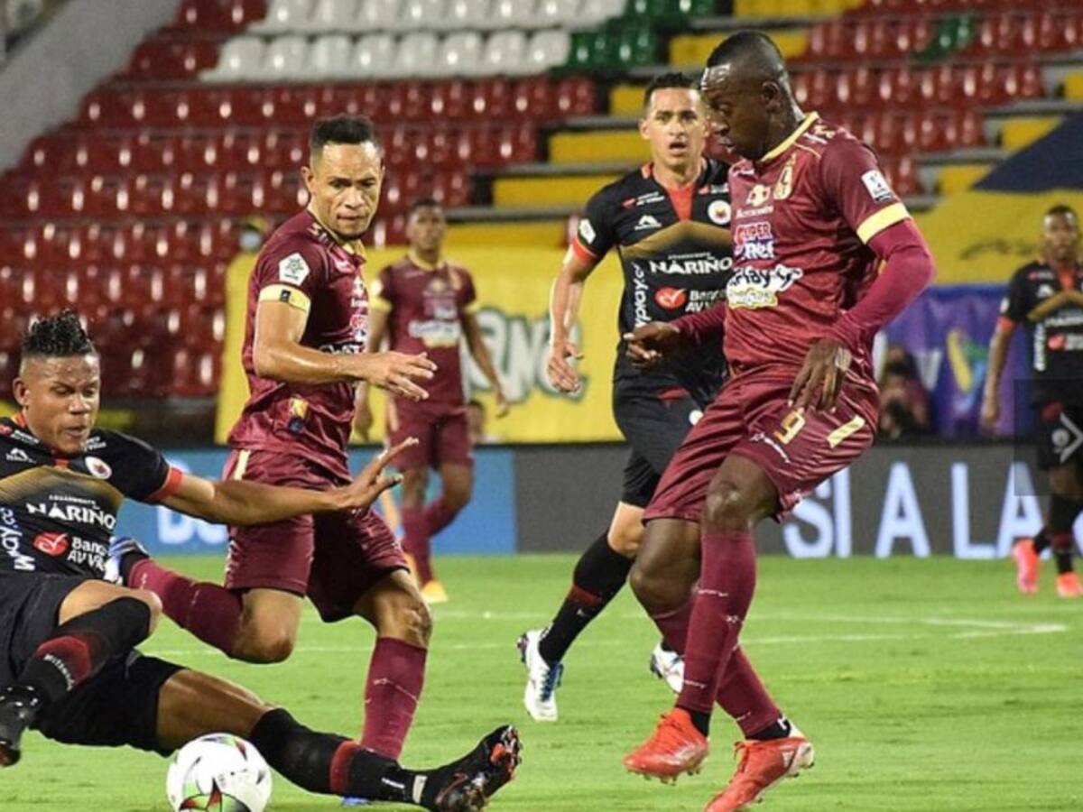 Tolima regresa al triunfo ante un Pasto al que se le ve una nueva cara