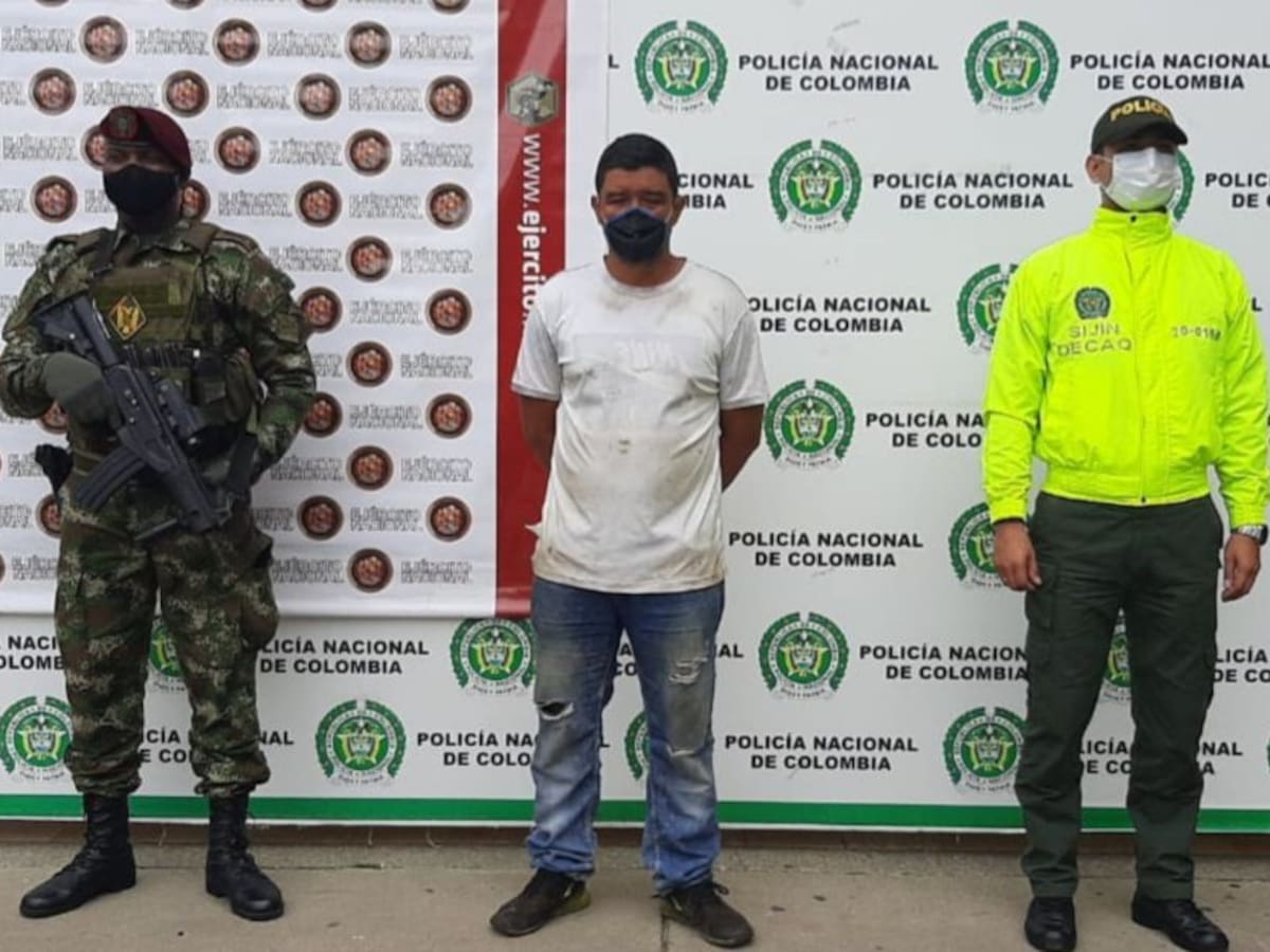 Capturado presunto explosivista del GAO-r E-62