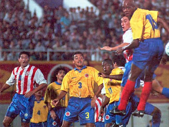 Paraguay vs Colombia en la Eliminatoria a Francia 1998