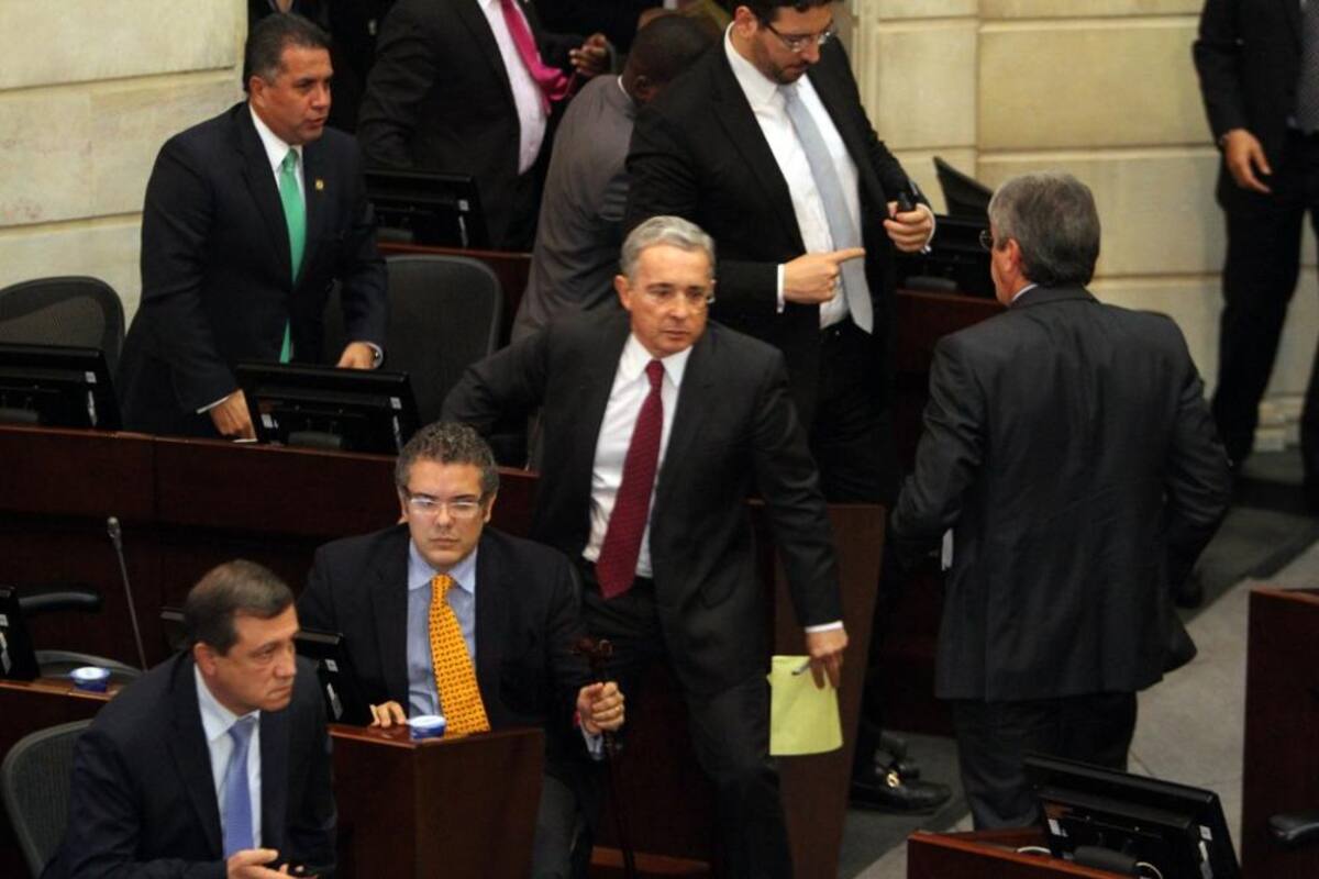 El senador del Polo Democrático Iván Cepeda fue el citante del debate en el Congreso donde pretende demostrar los nexos de Álvaro Uribe con ilegales.