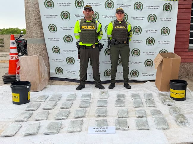 Incautados 36 paquetes de marihuana en la Troncal del Caribe/ MESAN