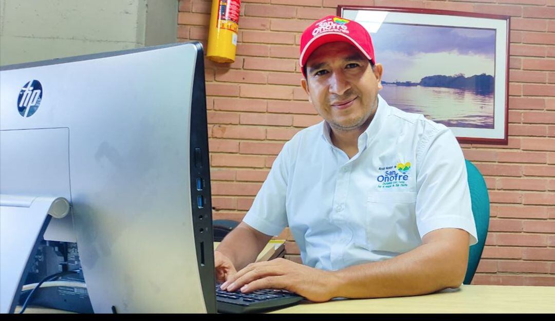 Nilson José Verbel Blanco, alcalde (e) de San Onofre. 