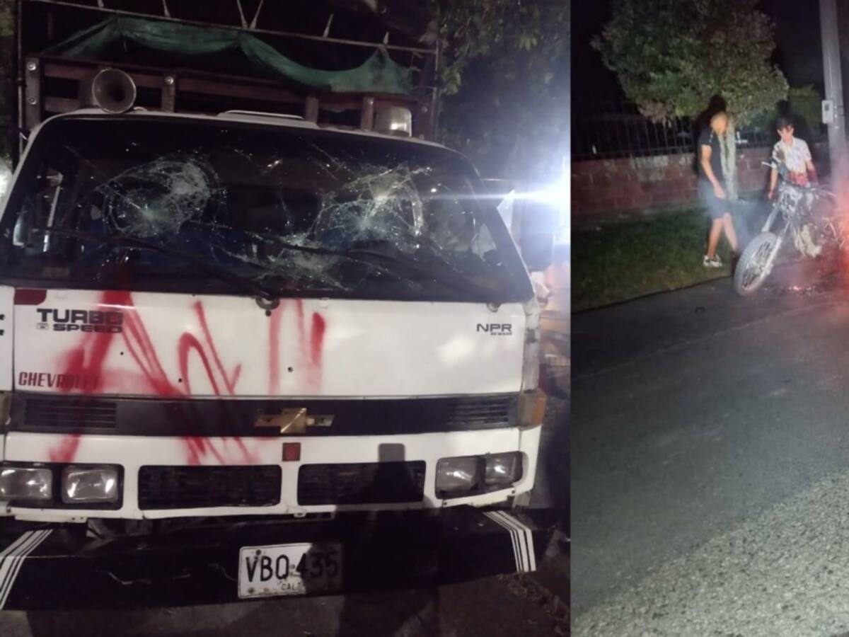 Paro armado en Cúcuta: Motocicletas incineradas y vehículos pintados
