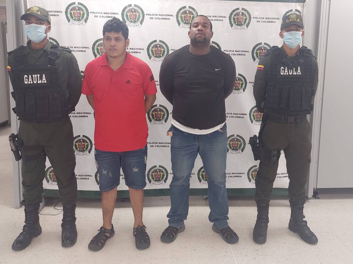 Cayeron ‘Luis’ y ‘Alex’, presuntos extorsionistas de comerciantes en Cartagena