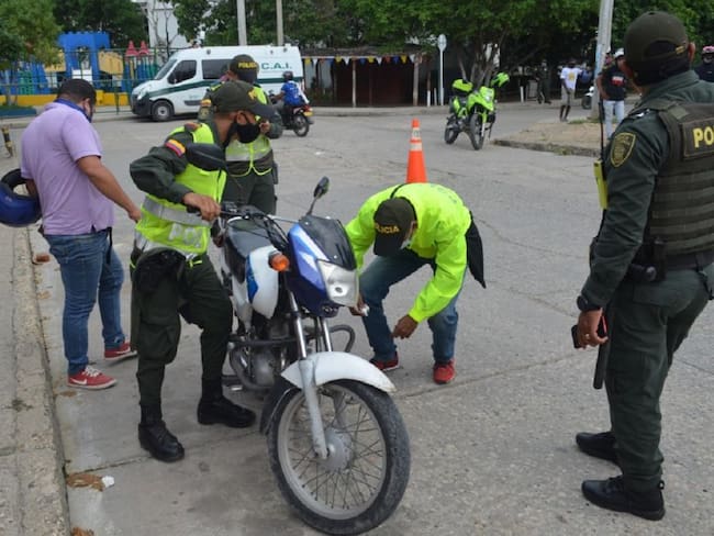 Controles a la delincuencia en tres barrios de Cartagena