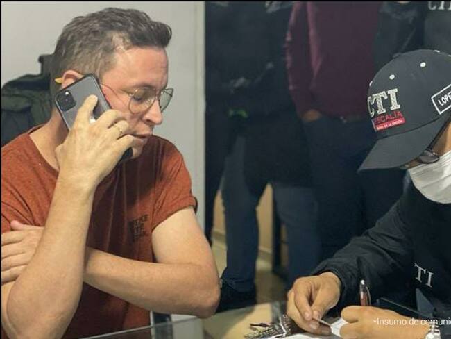 Así fue la diligencia de extinción de dominio a la peluquería de Mauricio Leal. Foto/Cortesía Fiscalía General de la Nación.