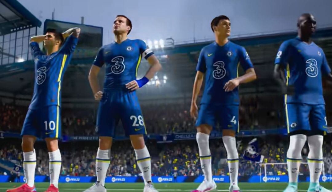 Captura del videojuego FIFA 22