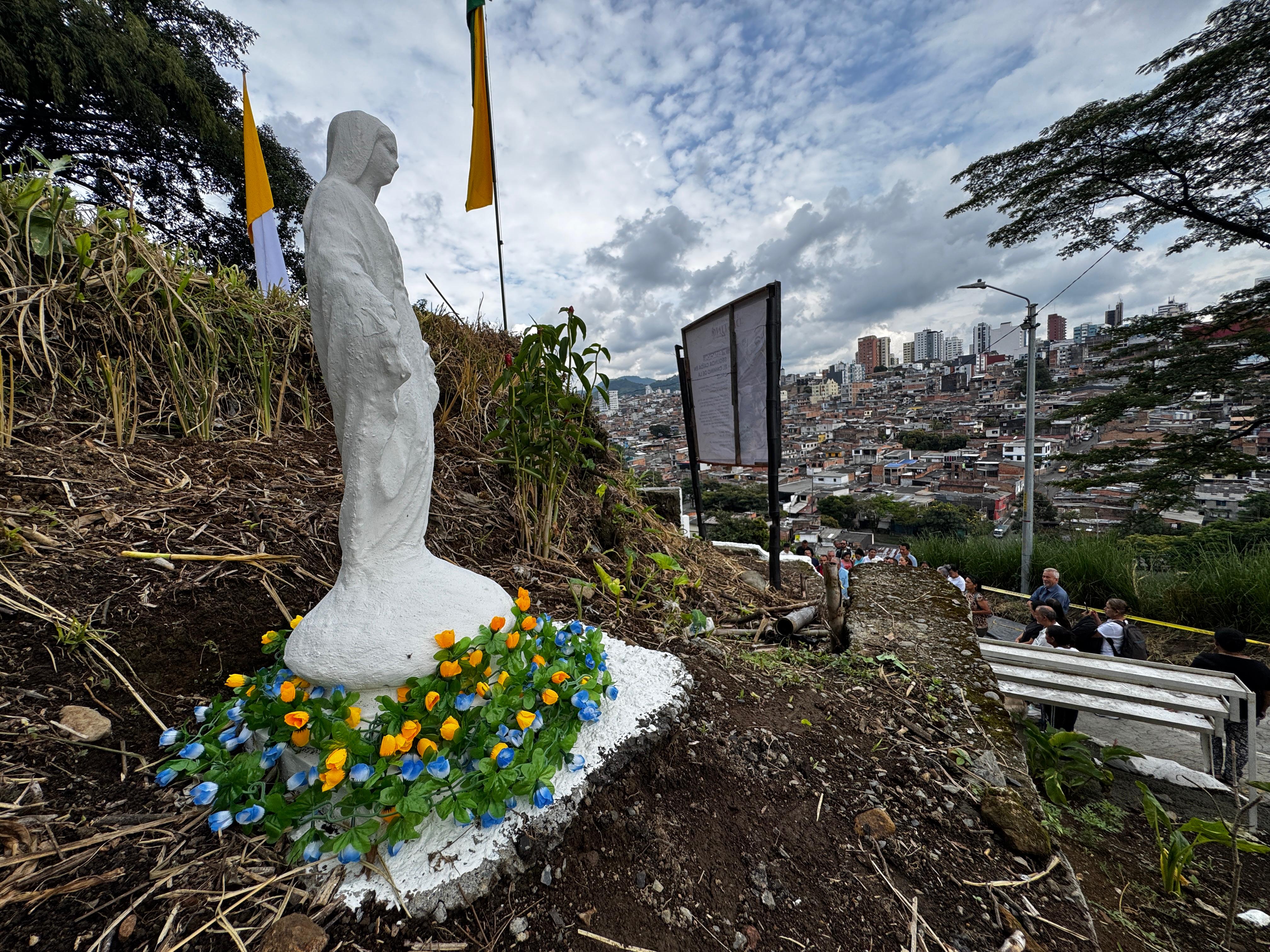 Recorrido del Viacrucis en Dosquebradas (foto: Alcaldía de Dosquebradas)