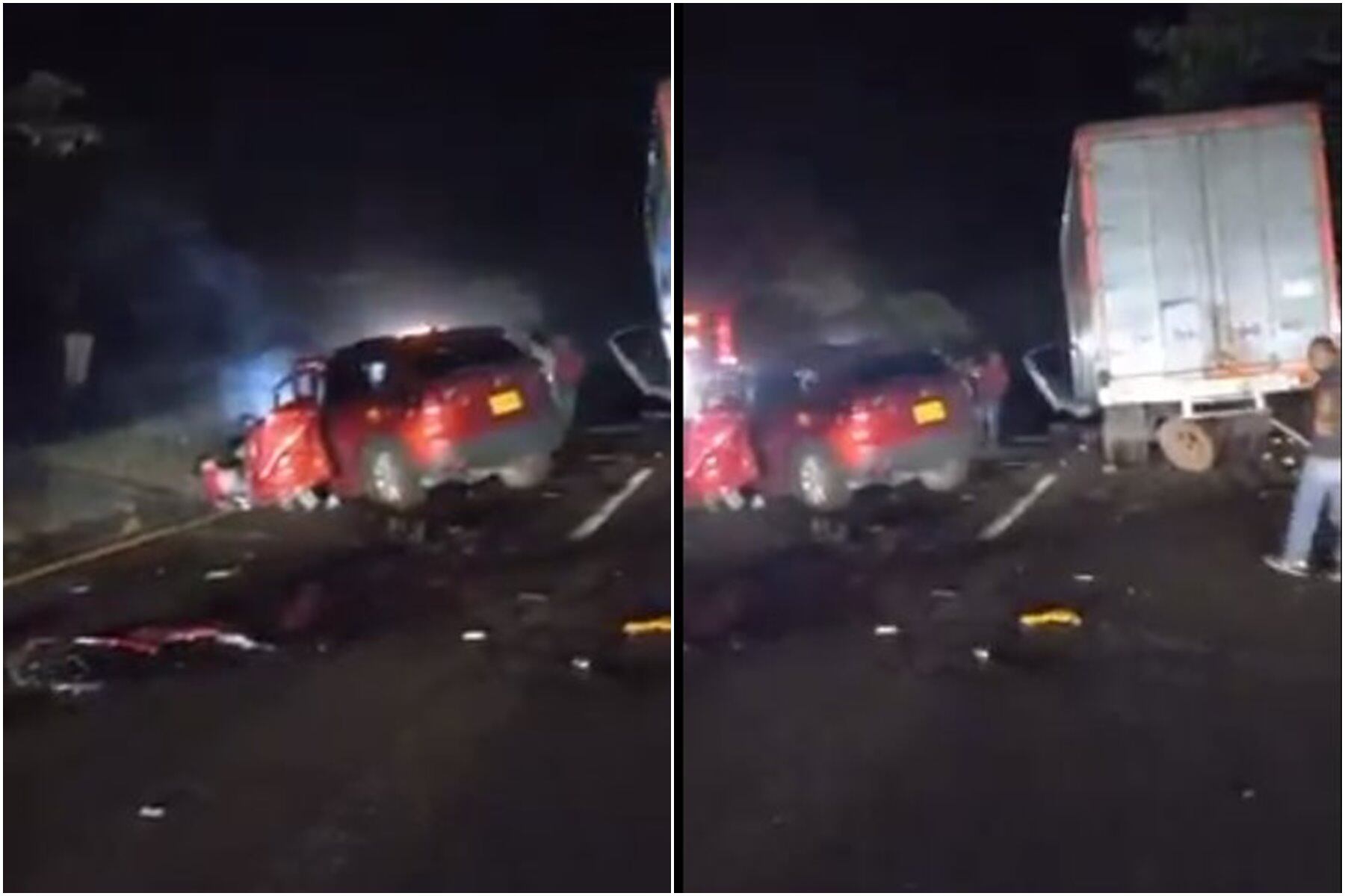 Accidente en la vía Girardot-Ibagué