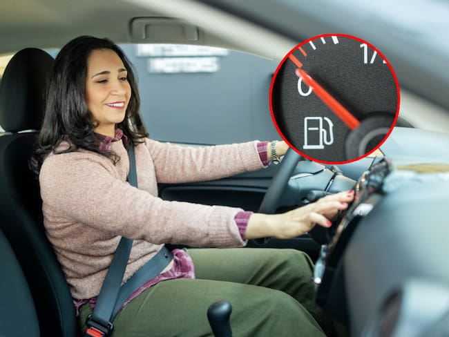 Mujer usando el aire acondicionado del carro // imagen de referencia, Getty Images