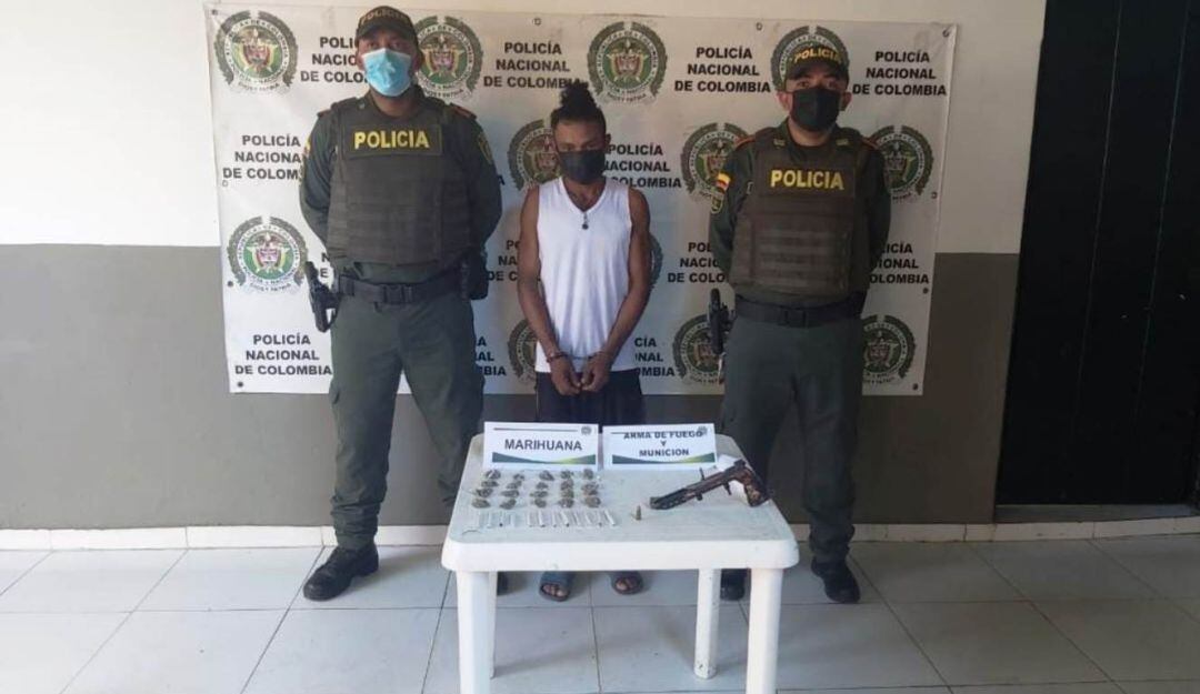 El presunto delincuente fue dejado a disposición de la Fiscalía  