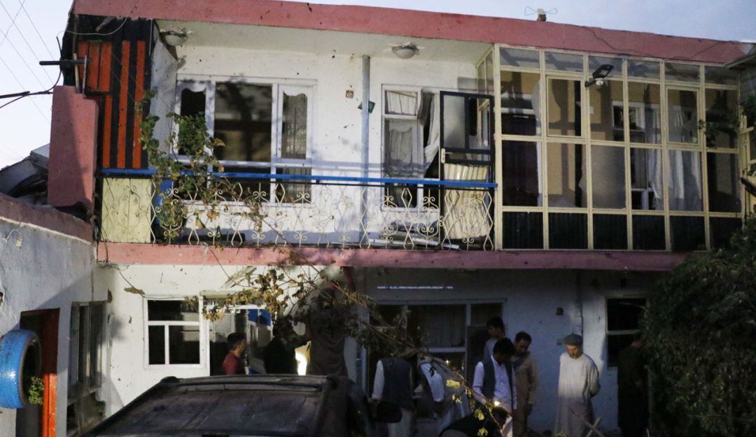 Lugar donde impactó la explosión