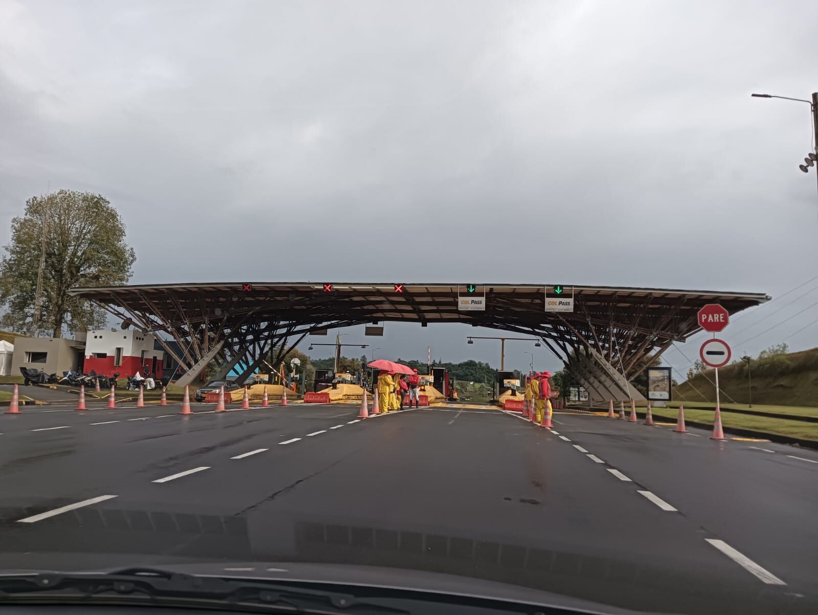 Peaje Circasia en autopistas del café ne la vía Armenia - Pereira Foto: Adrián Trejos