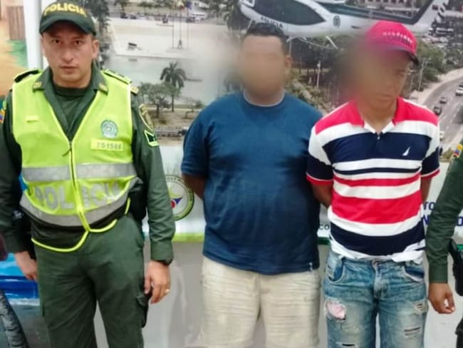 La Policía pudo capturar a los presuntos responsables de este hecho