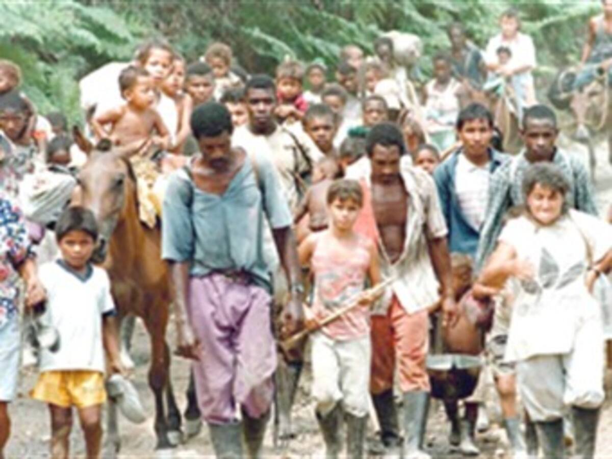 Cuatro millones de desplazados y 400.000 refugiados, el gran drama colombiano