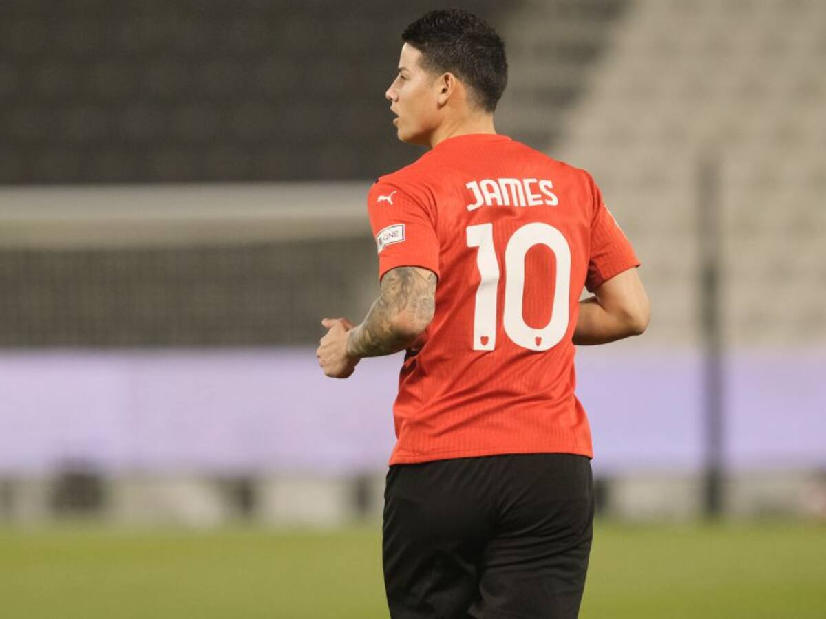 James Rodríguez, nuevamente ausente con el Al-Rayyan