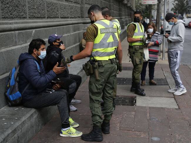 Controles de seguridad en la cuarentena en Chile 
