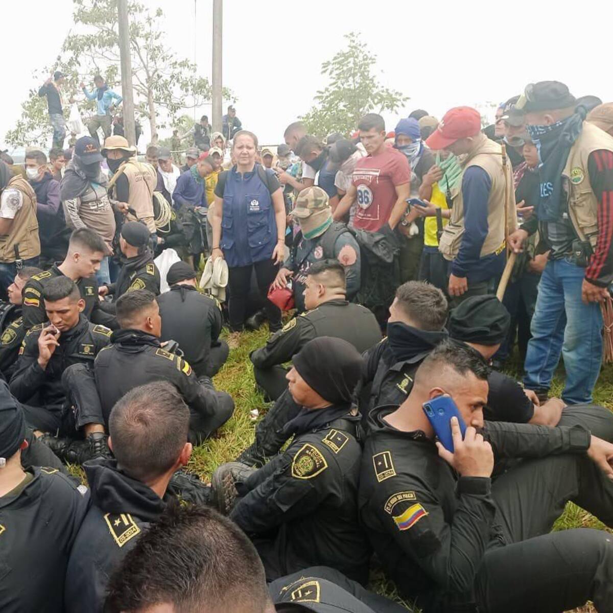 Secuestran más de 70 policías y contratistas en San Vicente del Caguán: esto se sabe
