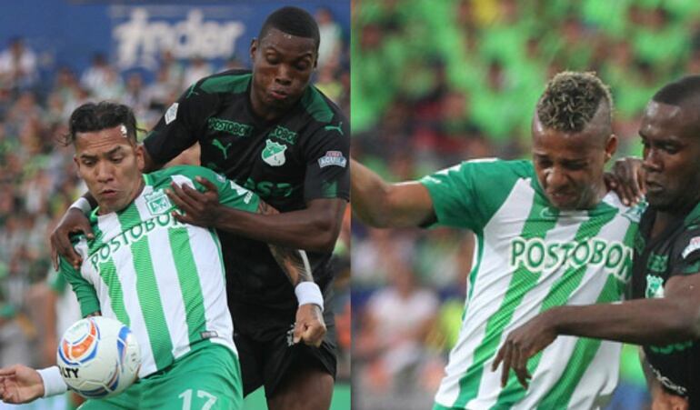 Dayro Moreno y Jeison Lucumí