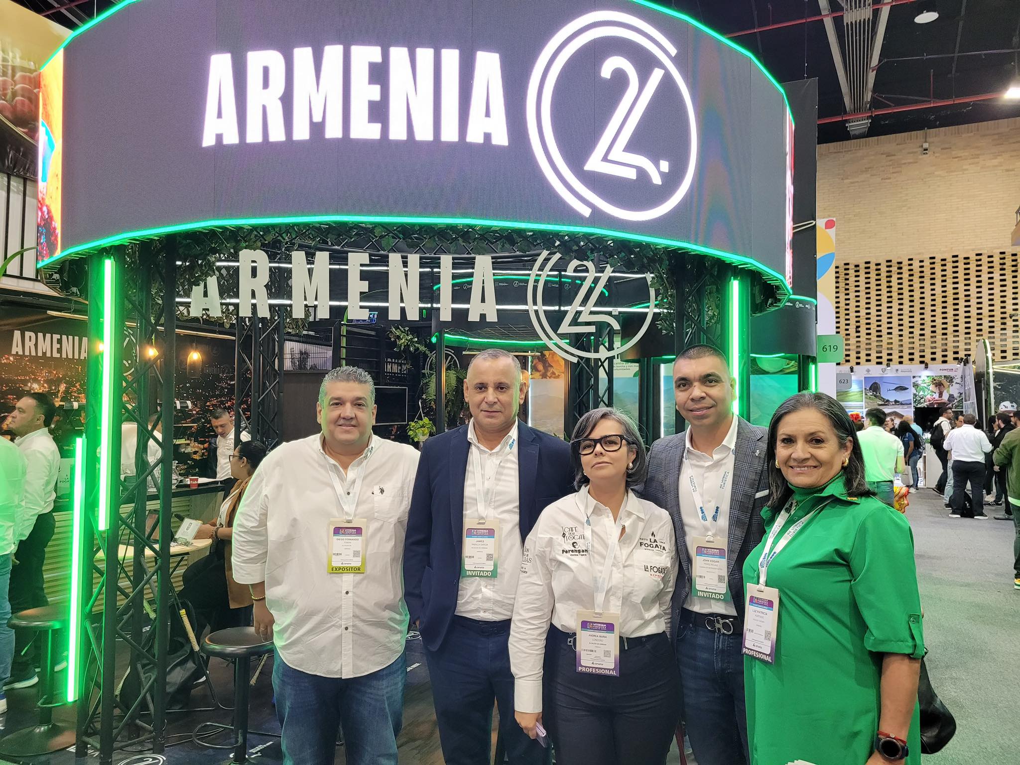 Stand de Armenia en la vitrina turística de Anato: Cortesía Alcaldía de Armenia