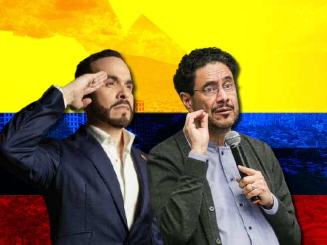 Referencia de elecciones Colombia, Abelardo de la Espriella e Iván Cepeda. Fotos: Abelardo de la Espriella e Iván Cepeda