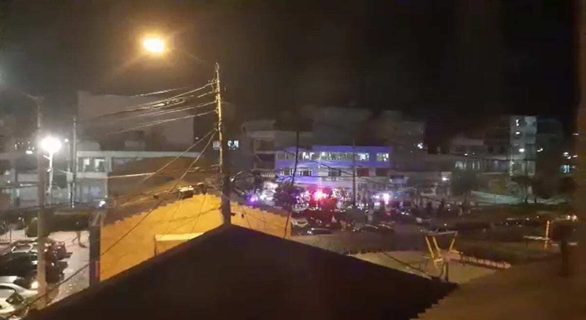 Enfrentamientos en el Portal Américas de Bogotá.