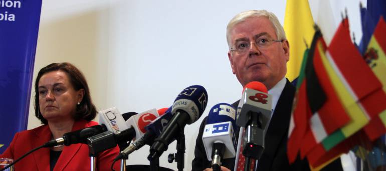 Eamon Gilmore, enviado especial de la Unión Europea para el proceso de paz en Colombia.