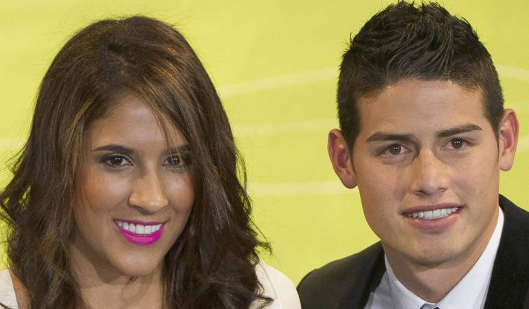 Daniela Ospina y James Rodríguez