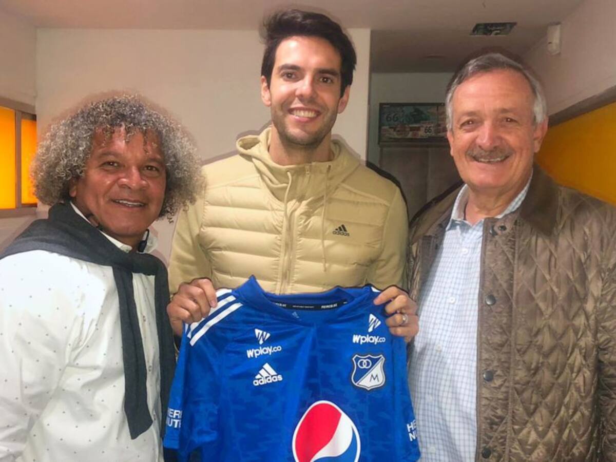 Millonarios tuvo un detalle con el histórico Kaká