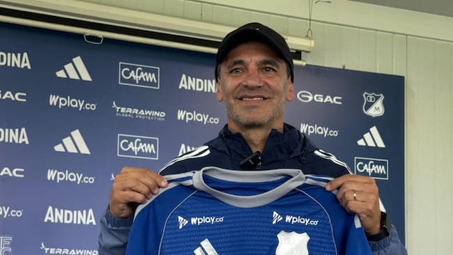 Fabián Bustos fue presentado como nuevo DT de Millonarios: “Intentaremos sacar resultados rápidos”