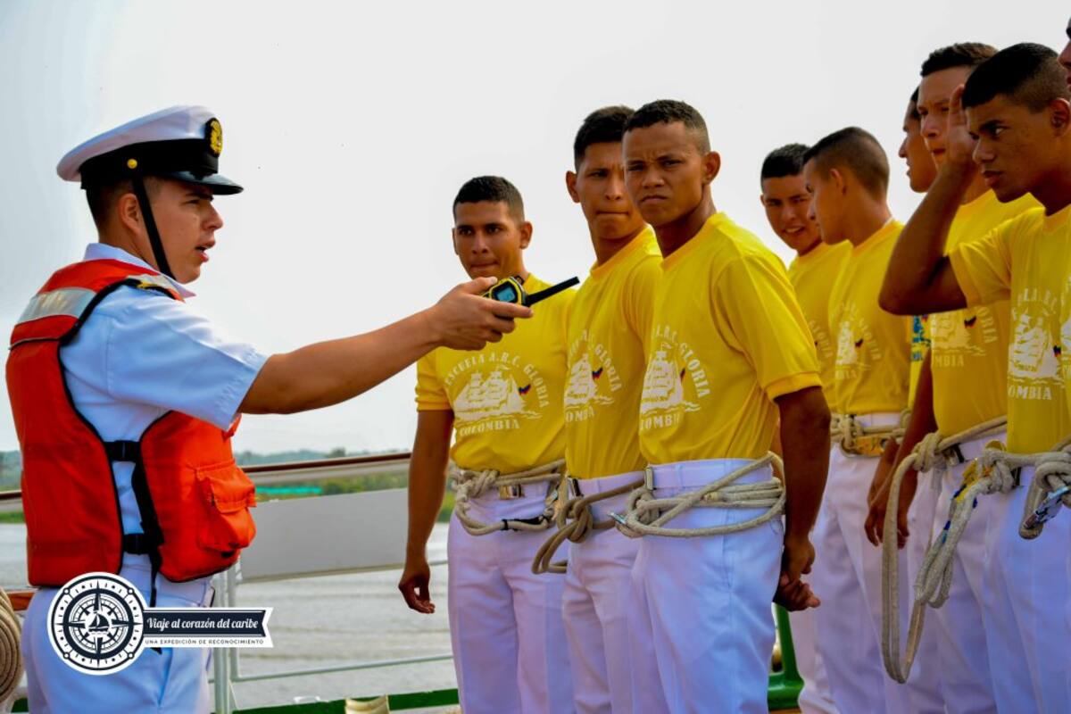 A bordo del Buque Gloria