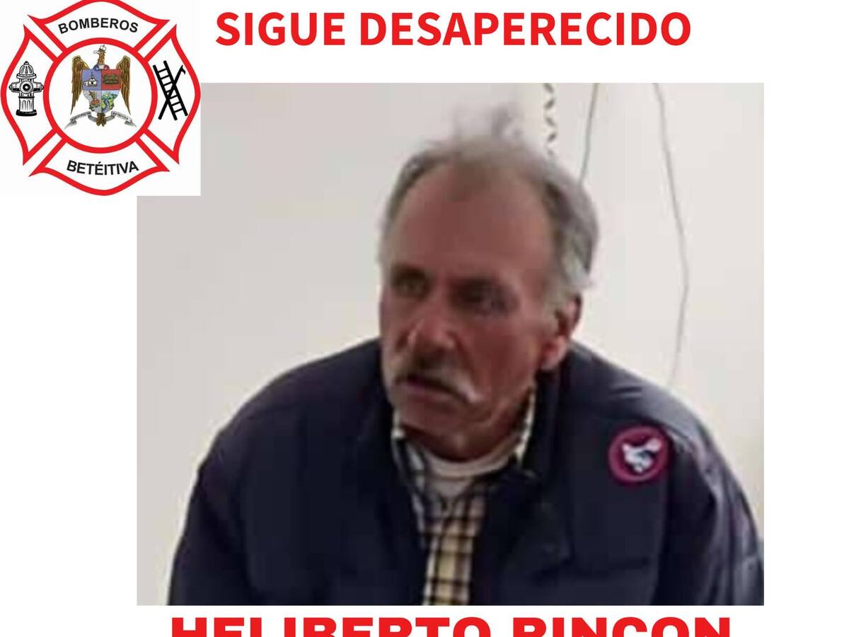 Bomberos de Betéitiva continúan la búsqueda de adulto mayor desaparecido en zona rural