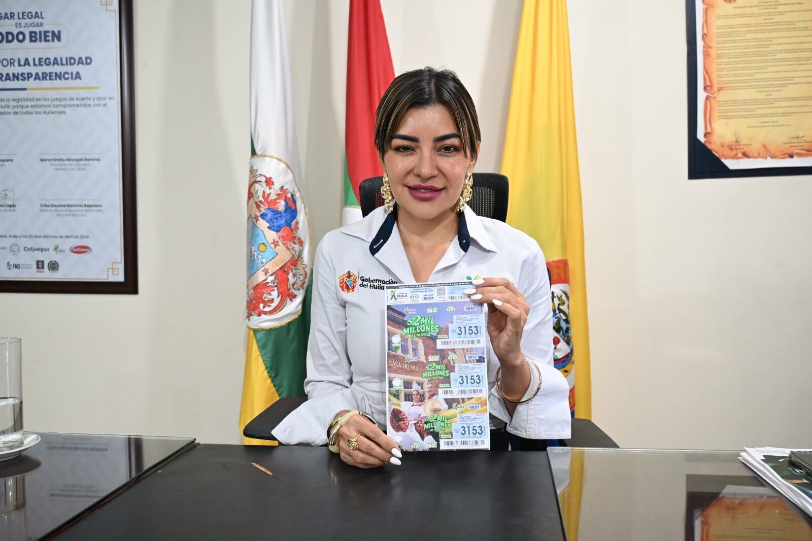Lotería del Huila como la de mayor crecimiento en ventas del país. Foto Relacionada 
