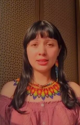 Luna Valentina Barreto Arango estará unos días en Jordania al lado de su esposo y amigos, posteriormente, viajará a Sogamoso a reunirse con su familia / Foto: Suministrada.