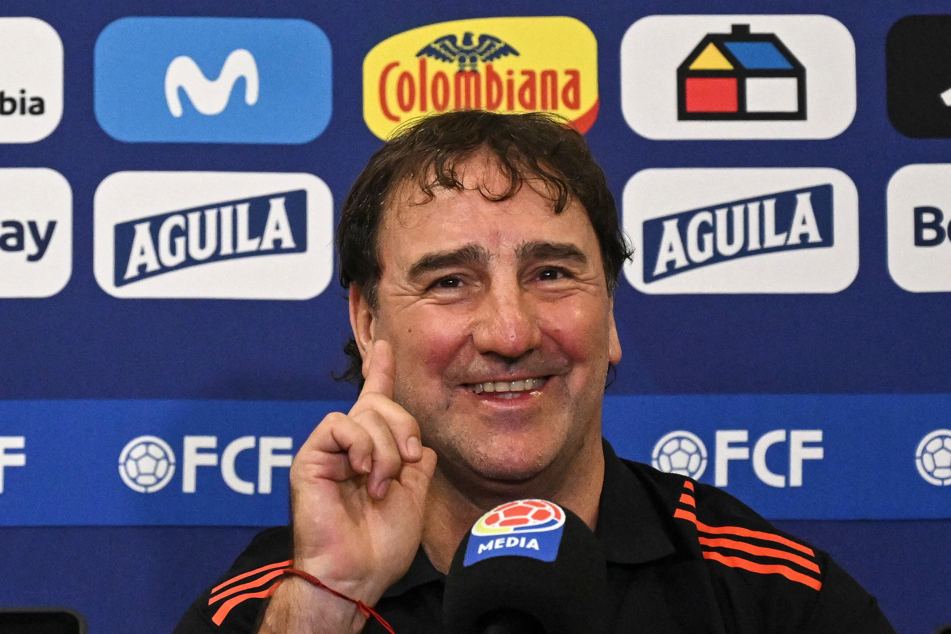 Néstor Lorenzo, entrenador de la Selección Colombia. (Photo by JOAQUIN SARMIENTO / AFP) (Photo by JOAQUIN SARMIENTO/AFP via Getty Images)