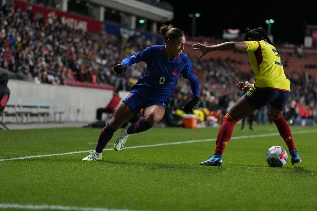 Amistoso entre Estados Unidos y Colombia / @USWNT