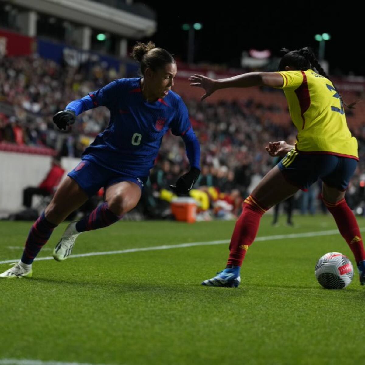 La Selección Colombia femenina iguala con Estados Unidos en partido amistoso
