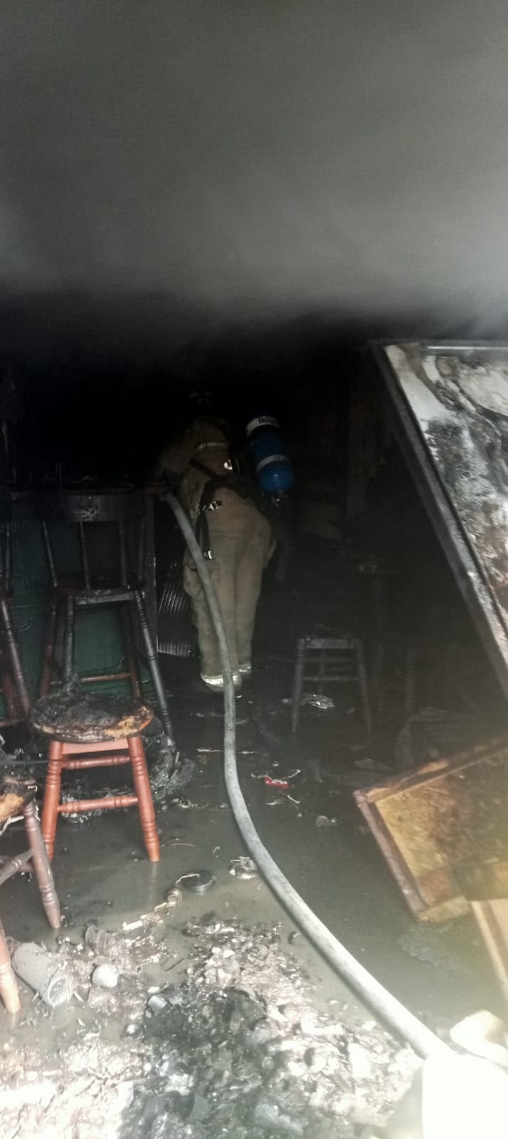 Incendio centro comercial Santa Lucía. // Alcaldía de Cartagena