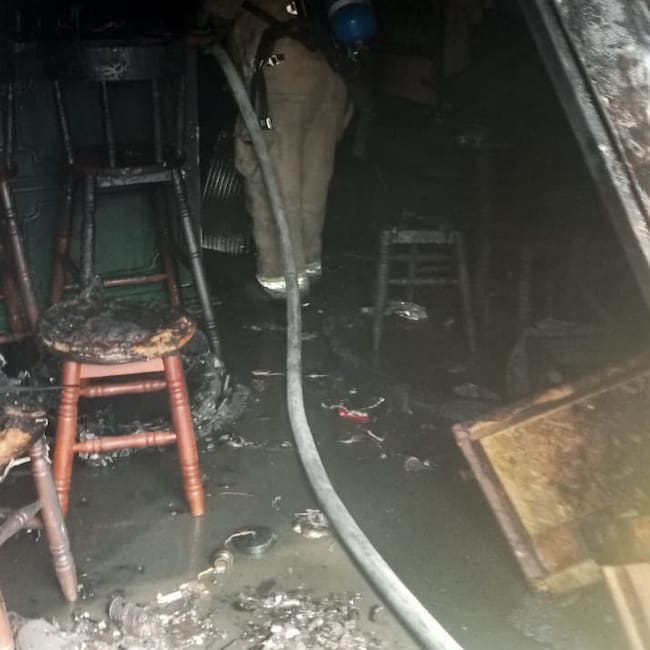Incendio centro comercial Santa Lucía. // Alcaldía de Cartagena