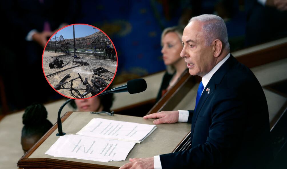 El primer ministro de Israel, Benjamin Netanyahu aseguró fuerte respuesta tras bombardeo a cancha de fútbol ( Foto: Getty / EFE / Caracol Radio )