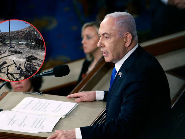 El primer ministro de Israel, Benjamin Netanyahu aseguró fuerte respuesta tras bombardeo a cancha de fútbol ( Foto: Getty / EFE / Caracol Radio )