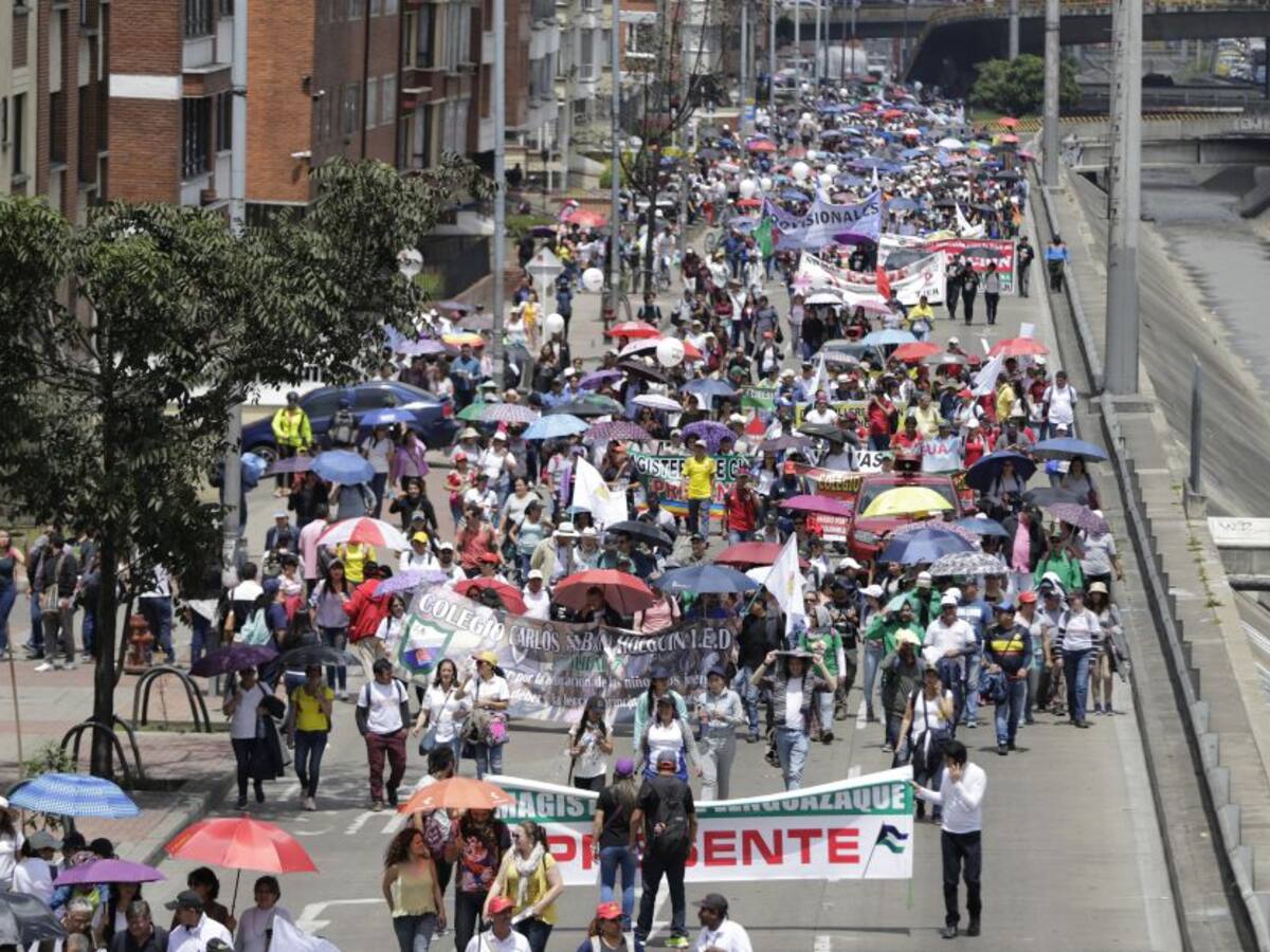 Protestas en Bogotá 28 y 29 de marzo 2023: Razones de Fecode y puntos de marchas