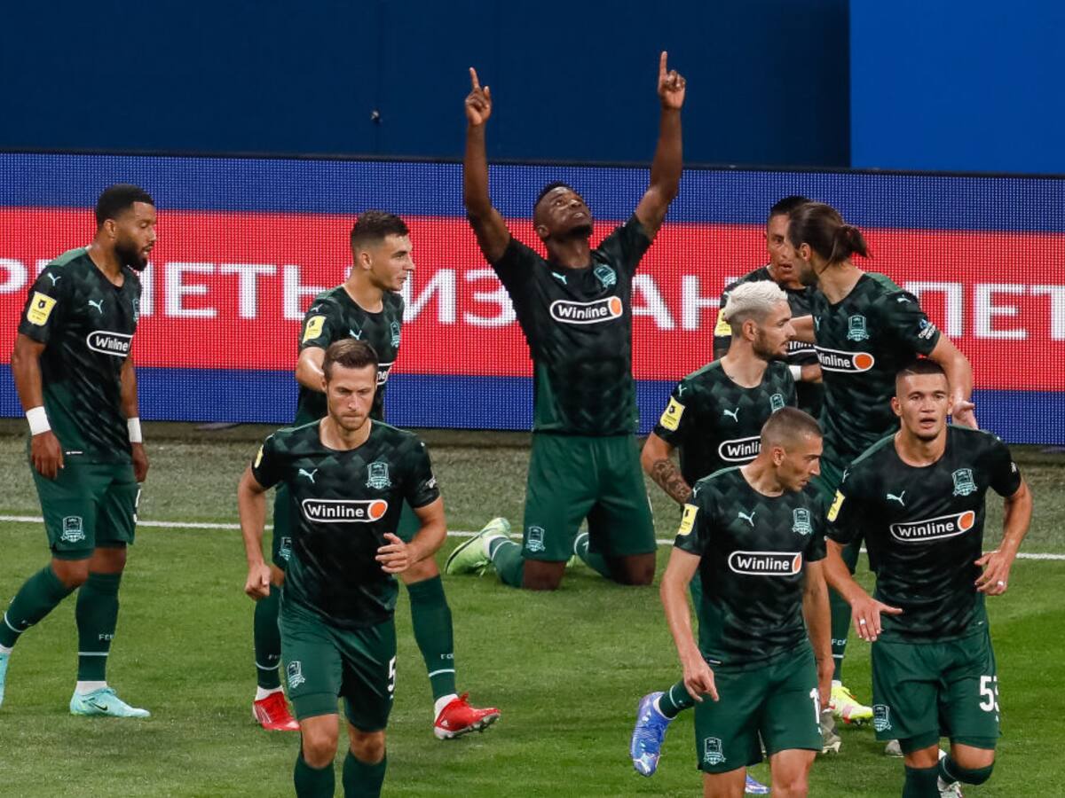 VIDEO | A pura potencia, Jhon Córdoba marcó golazo para Krasnodar