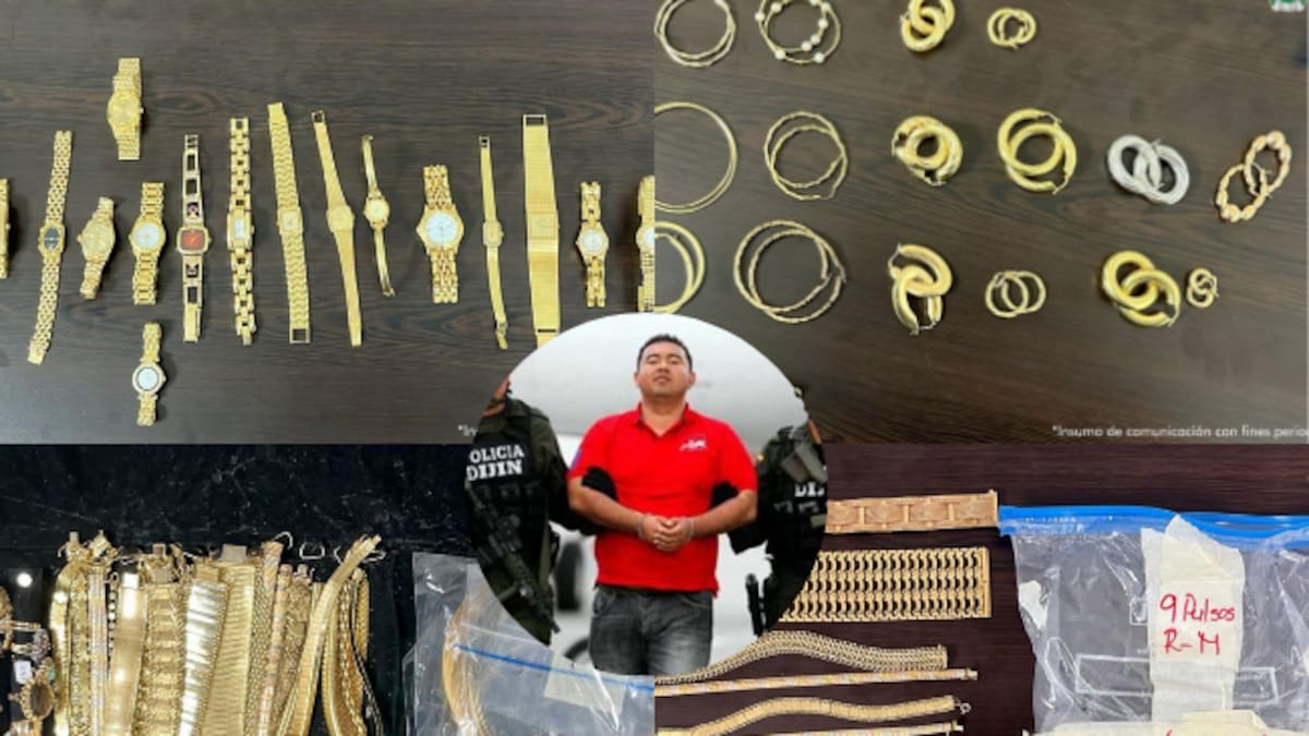 Autoridades incautaron 1.200 joyas que pertenecerían a alias ‘El Gatico’