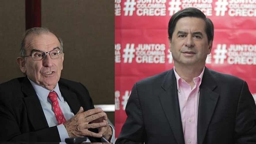 Humberto de La Calle y Juan Fernando Cristo . Foto: Colprensa