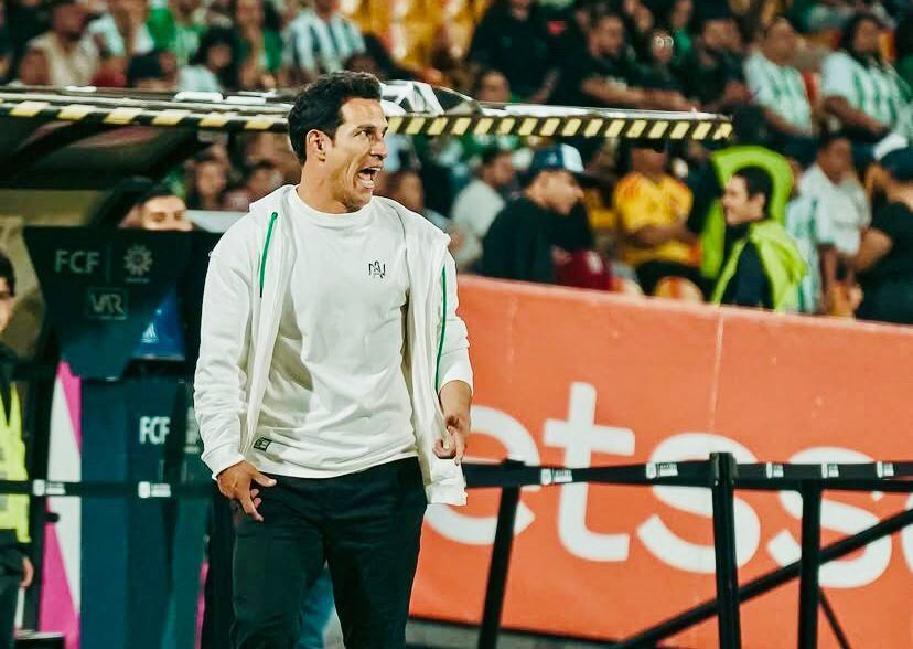 Diego Arias entrenado de Atlético Nacional en la Liga Colombiana 2025-II / Atlético Nacional