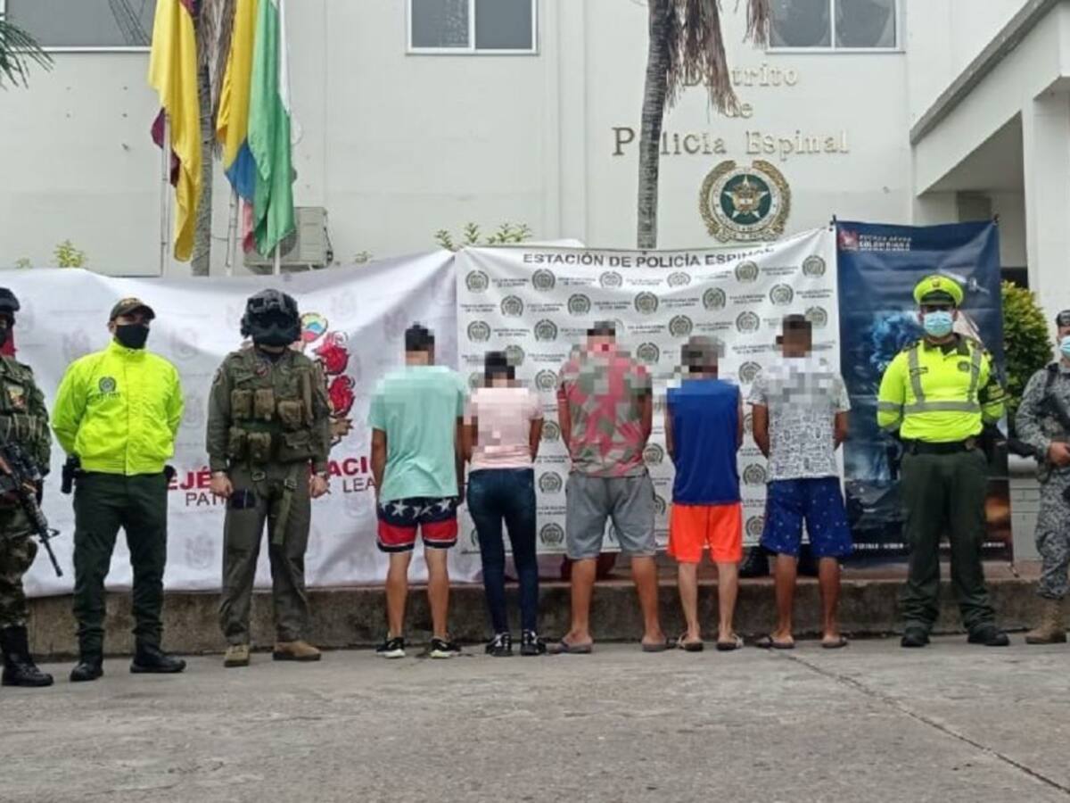 Las autoridades se tomaron a Espinal para menguar la criminalidad