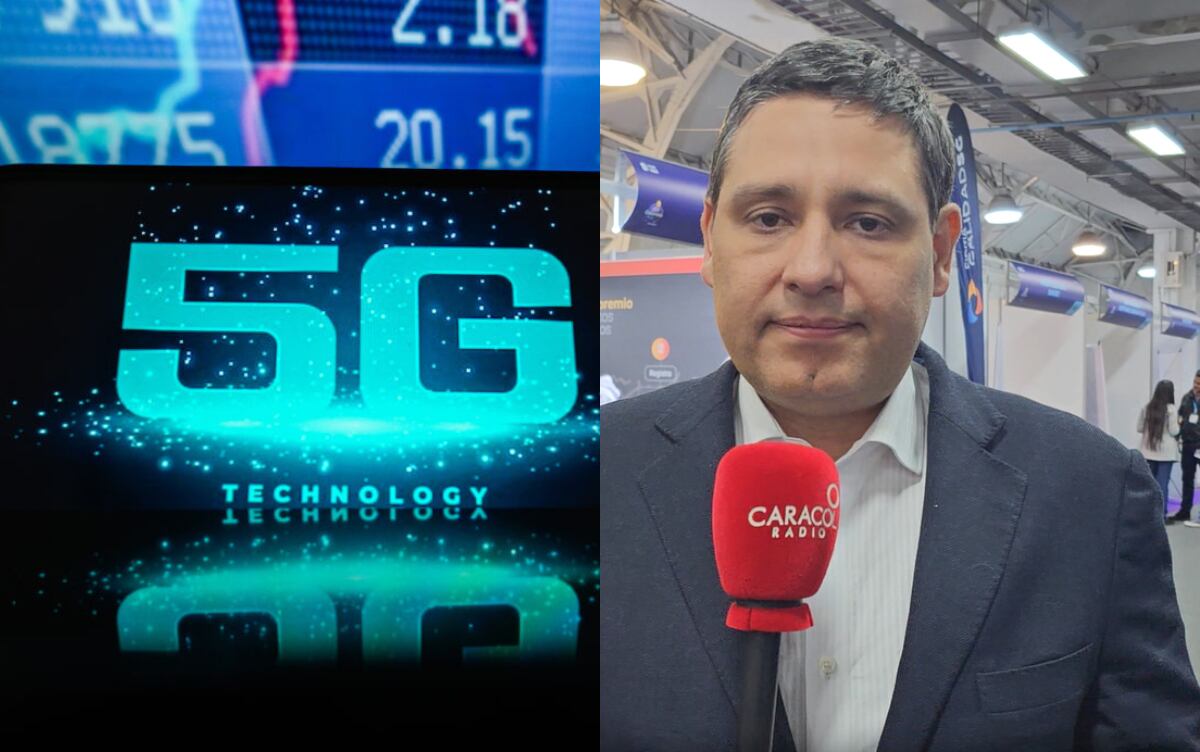 Tecnología 5G y el ministro de las Tic, Mauricio Lizcano - Getty Images y Caracol Radio - (María Emma Jiménez)
